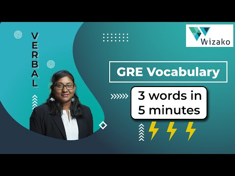 GRE Vocabulary | GRE Word List | 3 GRE Words in 5 Minutes | Weathering the Storm