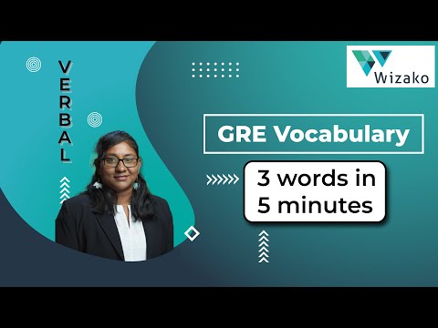 GRE Vocabulary | GRE Word List | 3 GRE Words in 5 Minutes | Freaks and Greeks