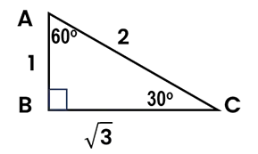 30-60-90 special property right triangle