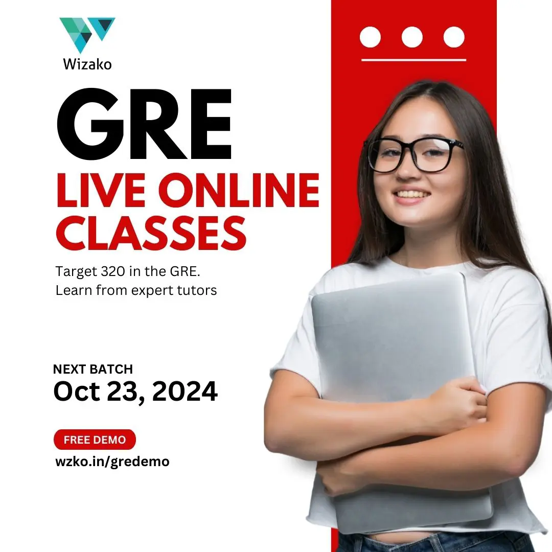 GRE Live Online Batch Oct 23, 2024 Announcement